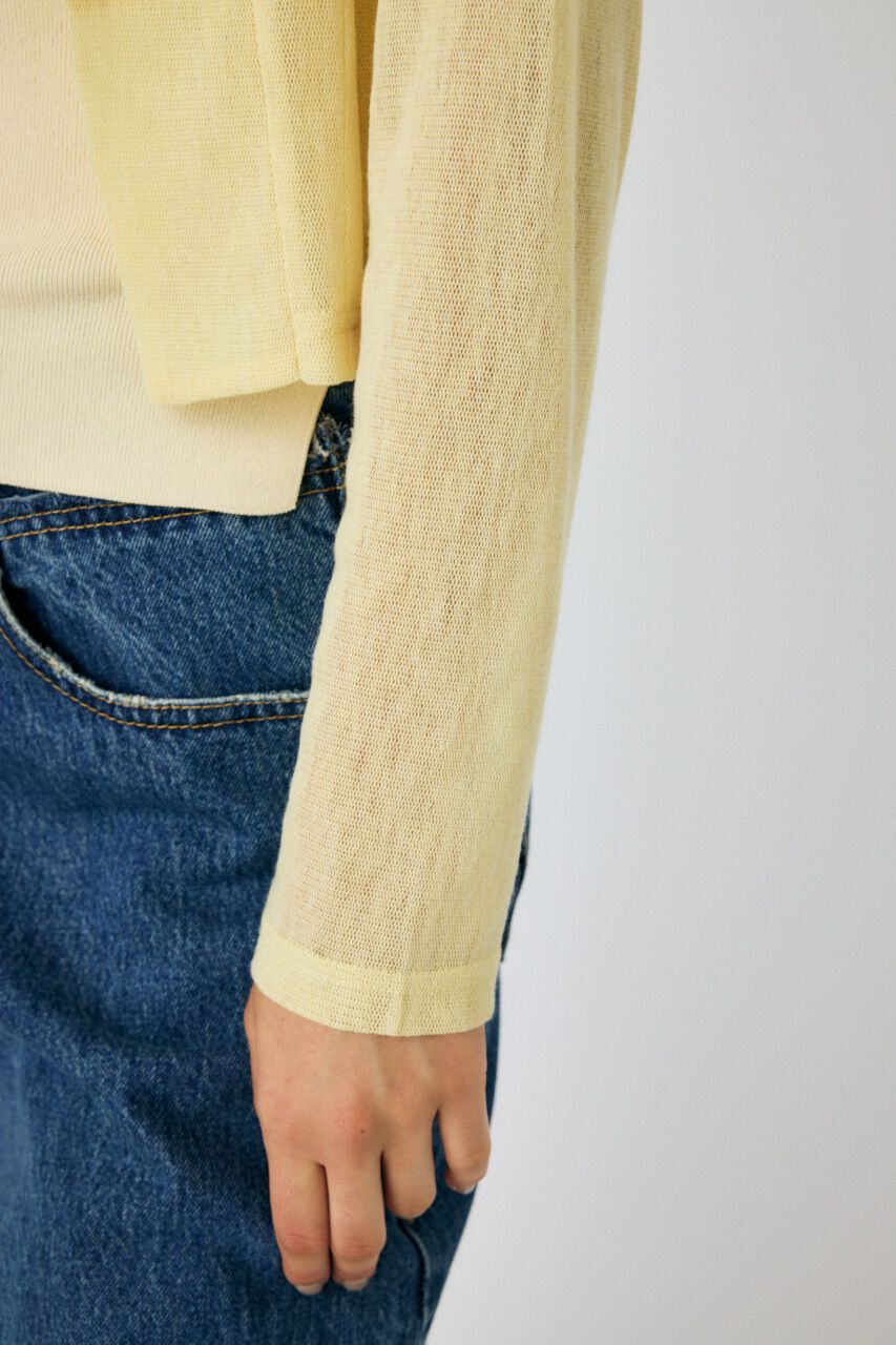 MOUSSY「SHEER CUT フーディ」|パーカー|