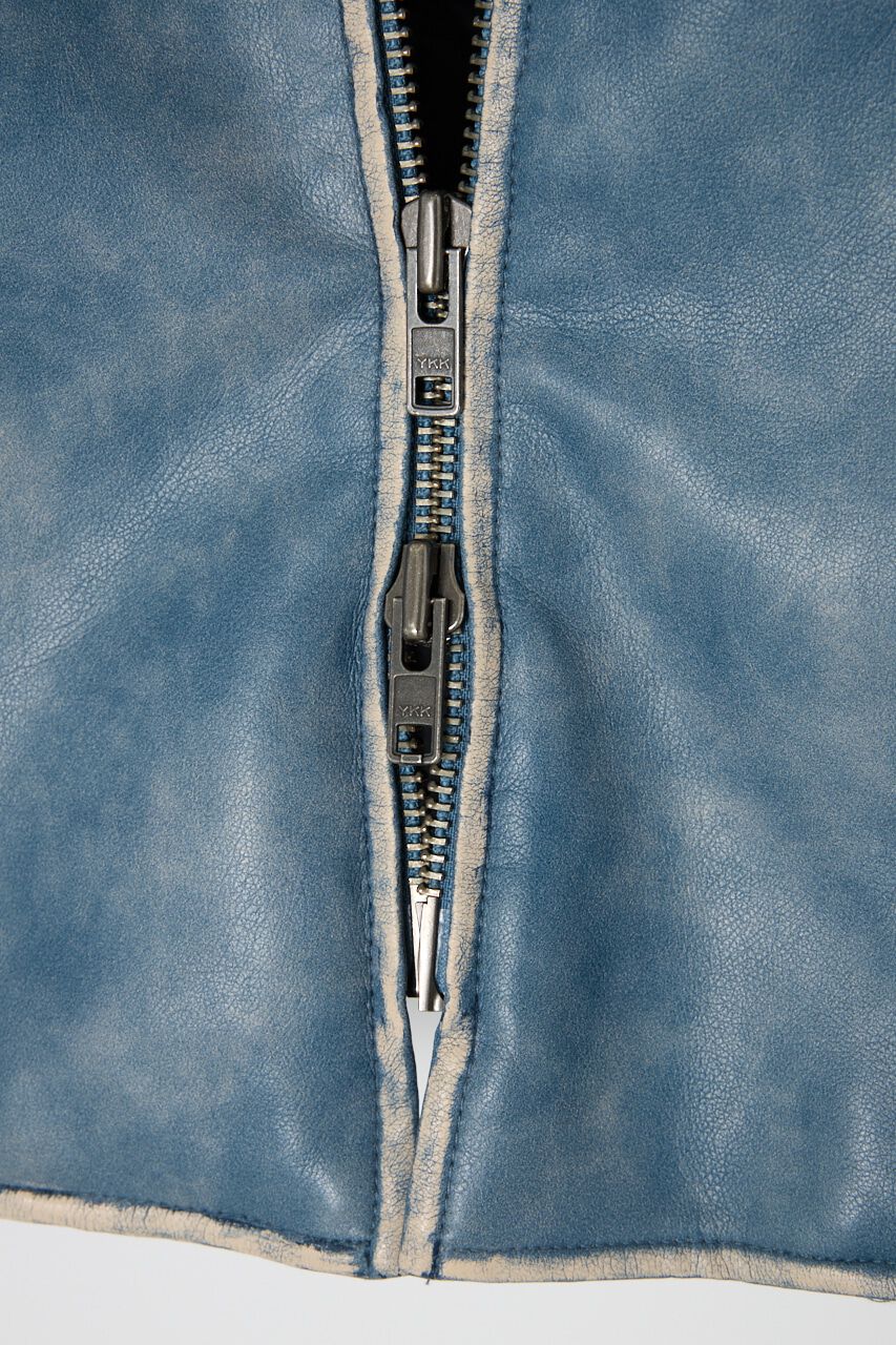 MOUSSY「FAUX LEATHER MINIMAL ジャケット」|その他|