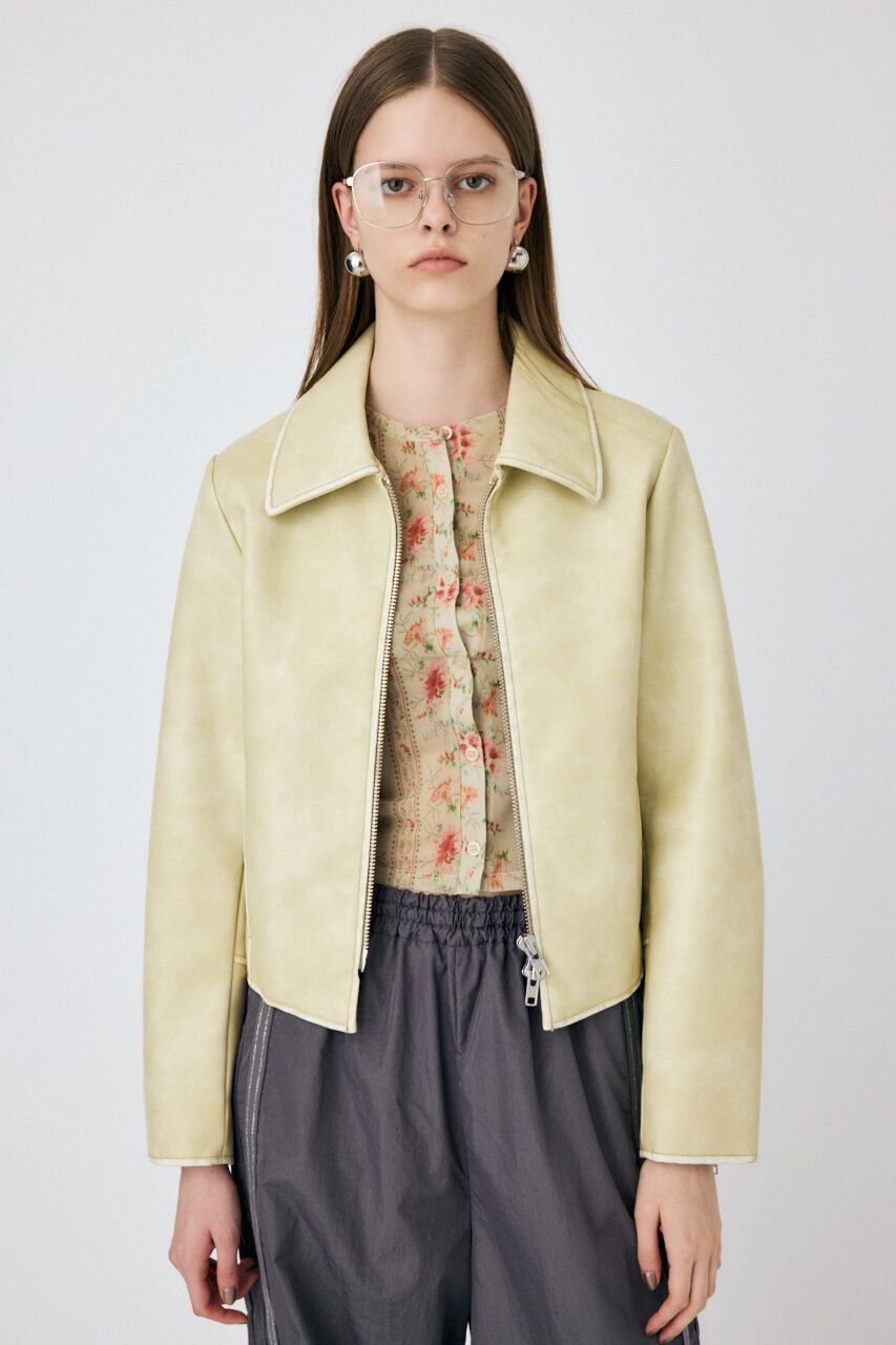 MOUSSY「FAUX LEATHER MINIMAL ジャケット」|その他|