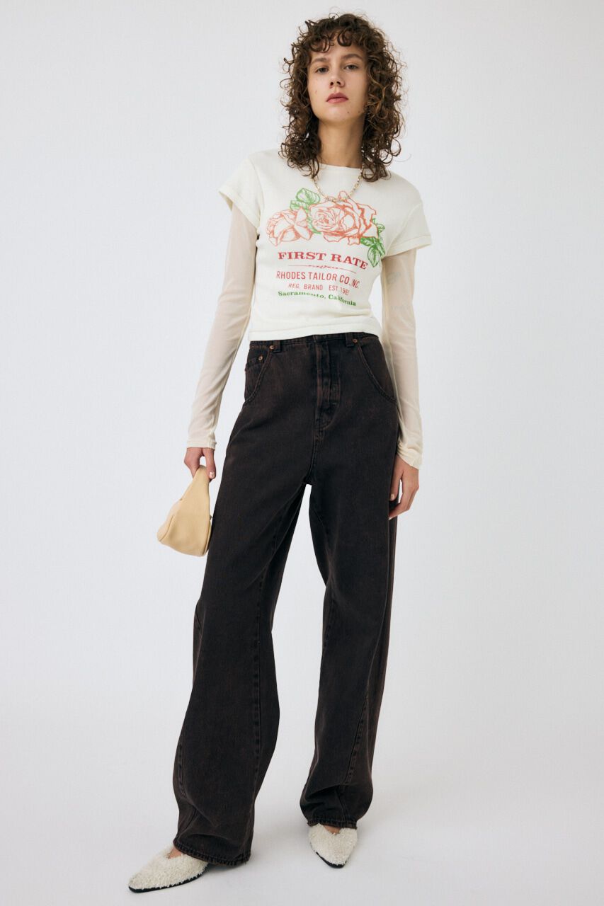 MOUSSY「VINTAGE LABEL Tシャツ」|Tシャツ・カットソー|