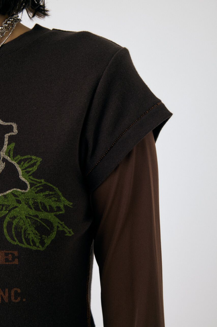 MOUSSY「VINTAGE LABEL Tシャツ」|Tシャツ・カットソー|