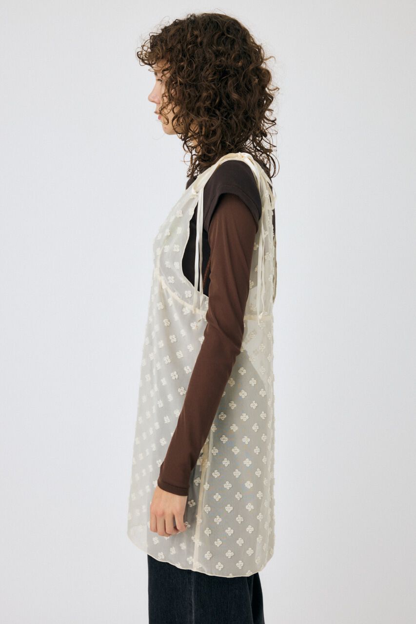 MOUSSY「FLOWER MOTIF シアーミニドレス」|ワンピース|