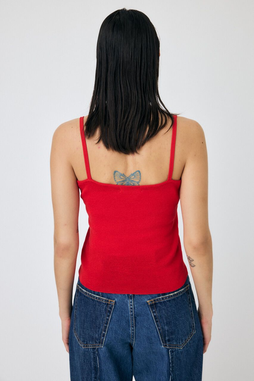 MOUSSY「KNIT CAMI & RIBBON シャツセット」|ニット・セーター|