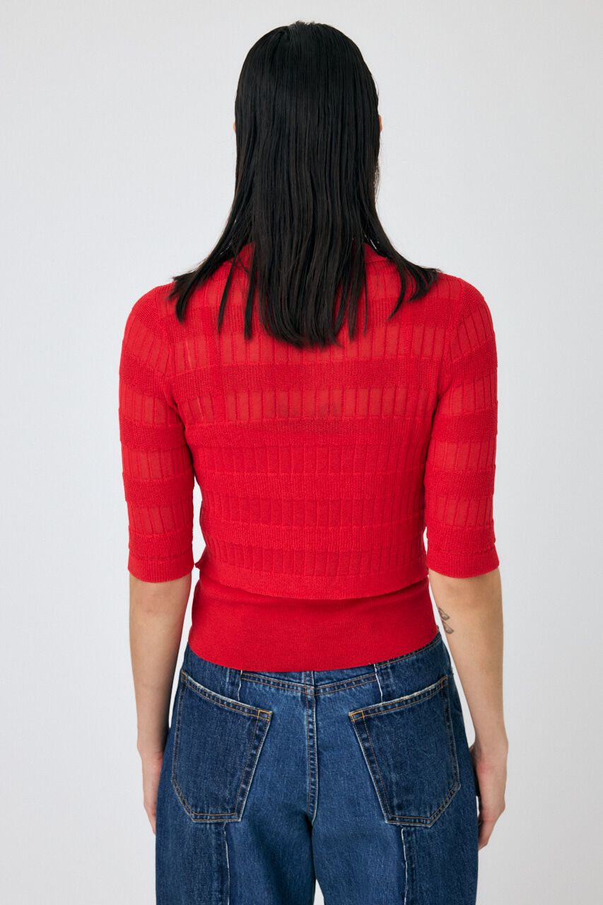 MOUSSY「KNIT CAMI & RIBBON シャツセット」|ニット・セーター|