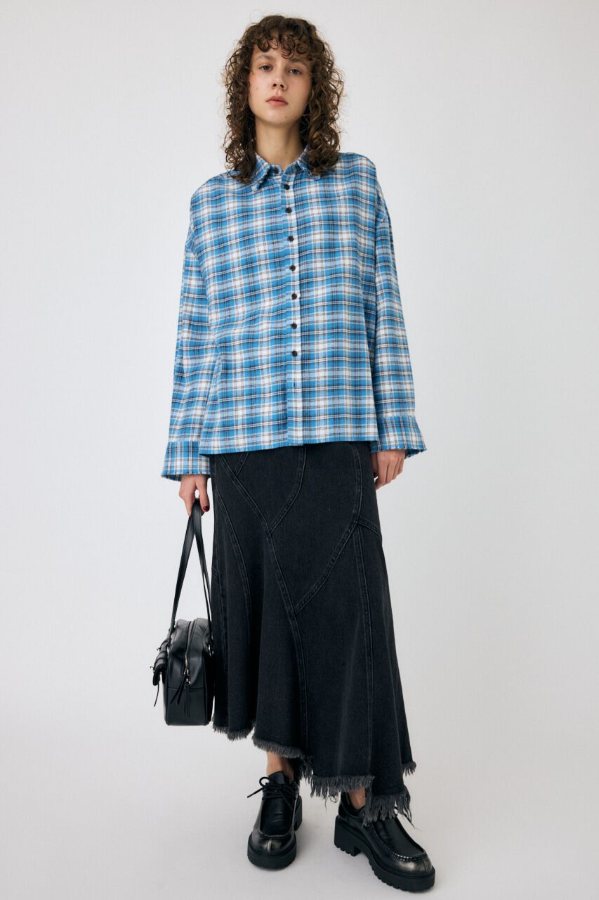 MOUSSY「BORROWED PLAID シャツ」|シャツ・ブラウス|