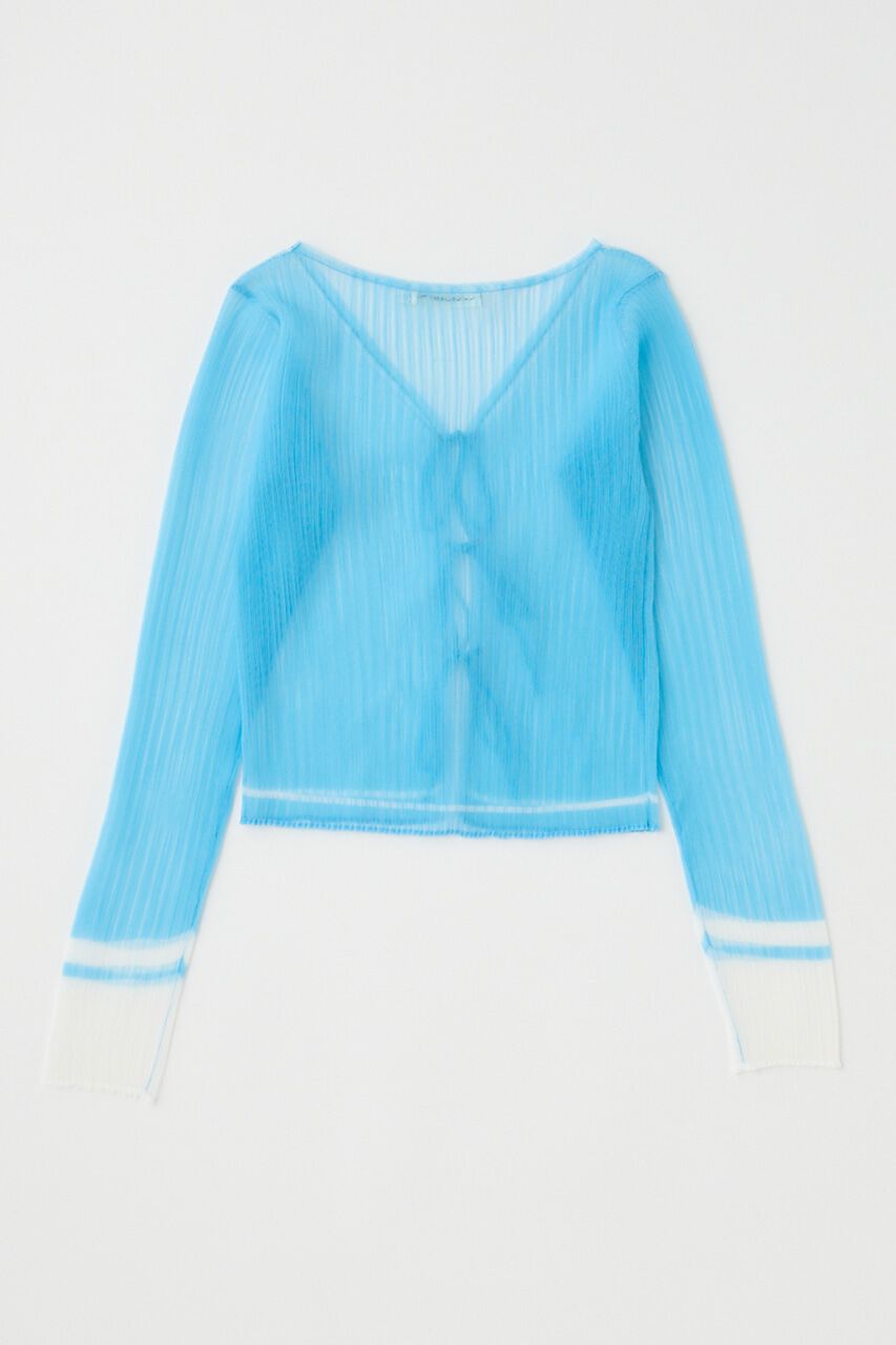 MOUSSY「FRONT TIE シアーカーディガン」|カーディガン|