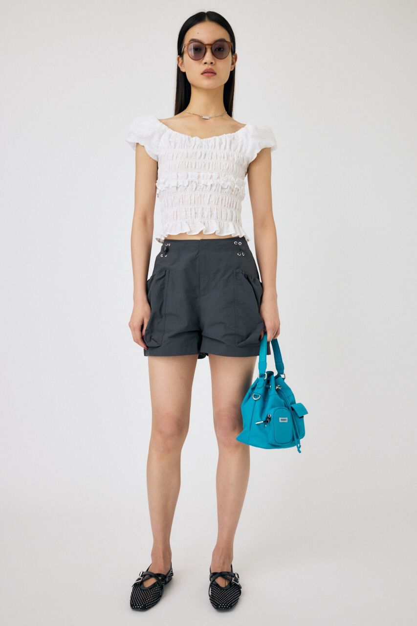 MOUSSY「DRAWSTRING POCKET ショーツ」|その他|GRY