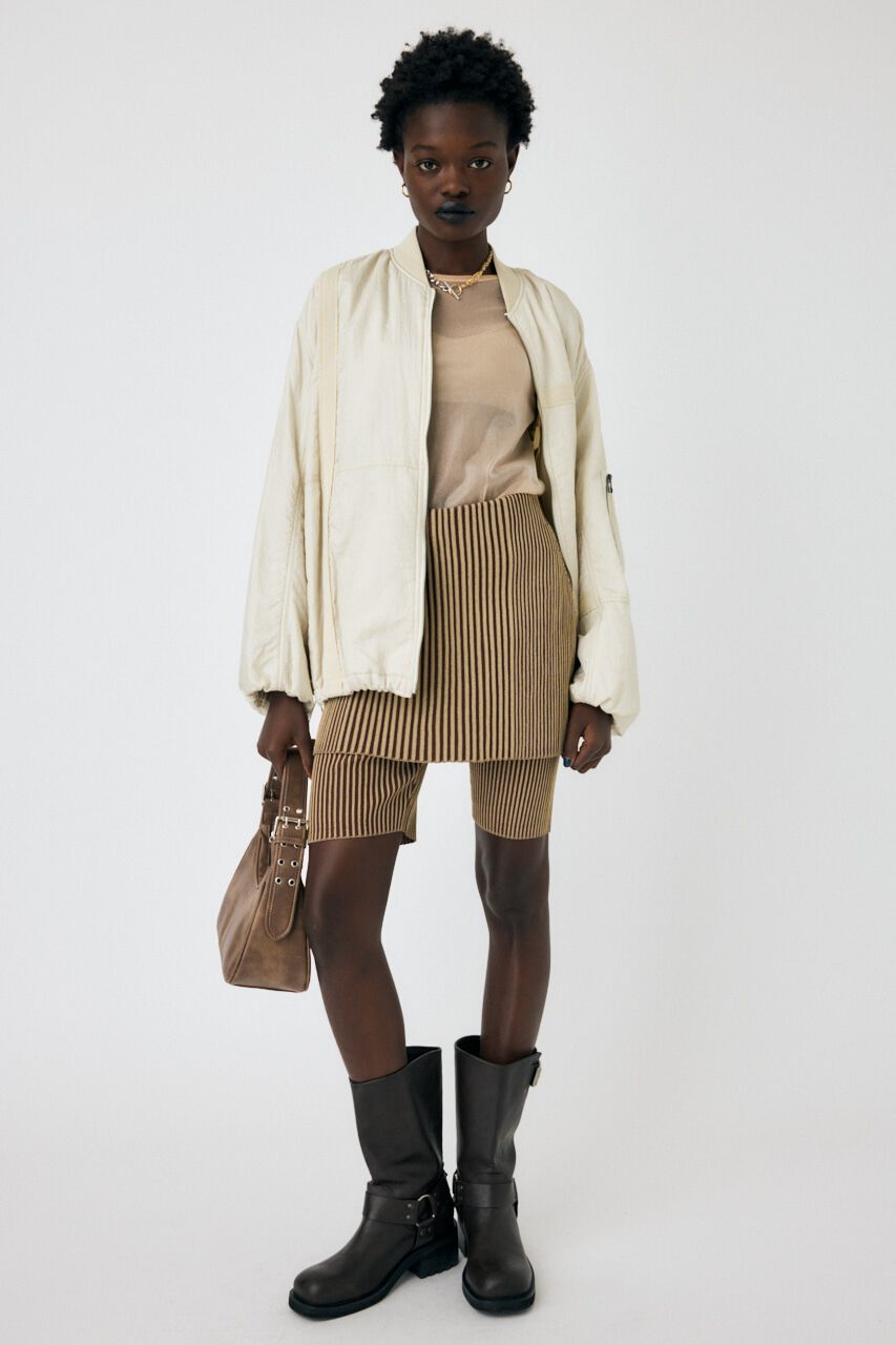 MOUSSY「LAYERED BIKE ショーツ」|その他|BEG