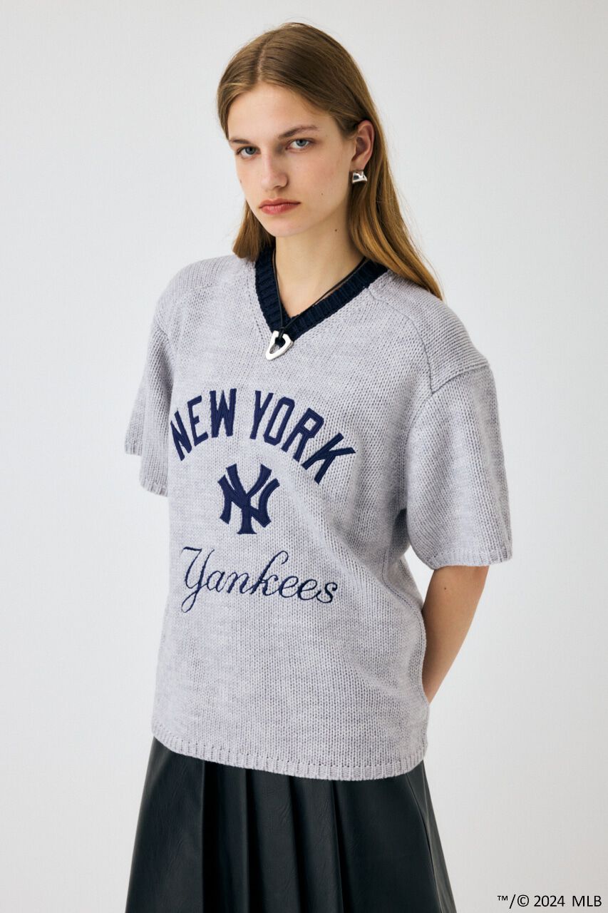 MOUSSY「MLB KNIT Tシャツ」|ニット・セーター|