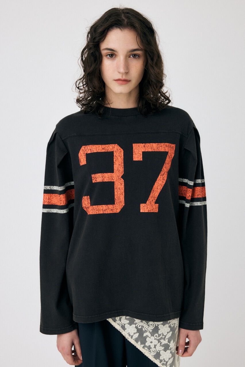 MOUSSY「NUMBERING VINTAGE ロンT」|Tシャツ・カットソー|