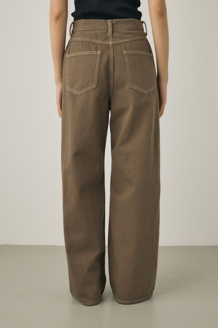 MOUSSY「ルーズストレートデニムパンツ　オーガニックコットン使用」|デニム|