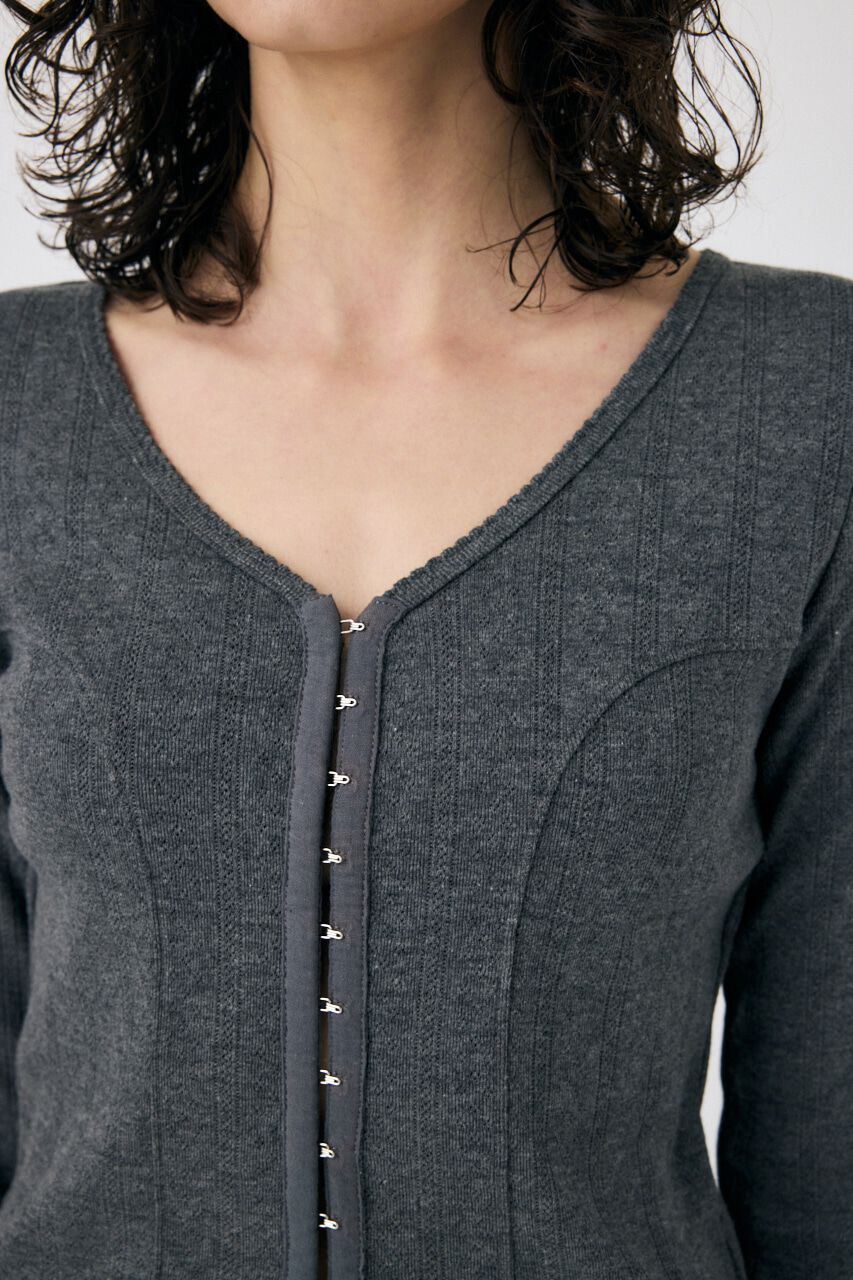 MOUSSY「LAYERED 2WAY カーディガン」|Tシャツ・カットソー|