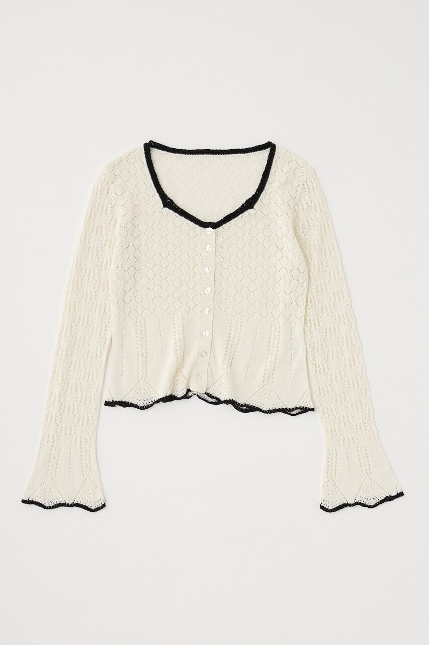 MOUSSY「EYELET LACE ニットトップス」|ニット・セーター|