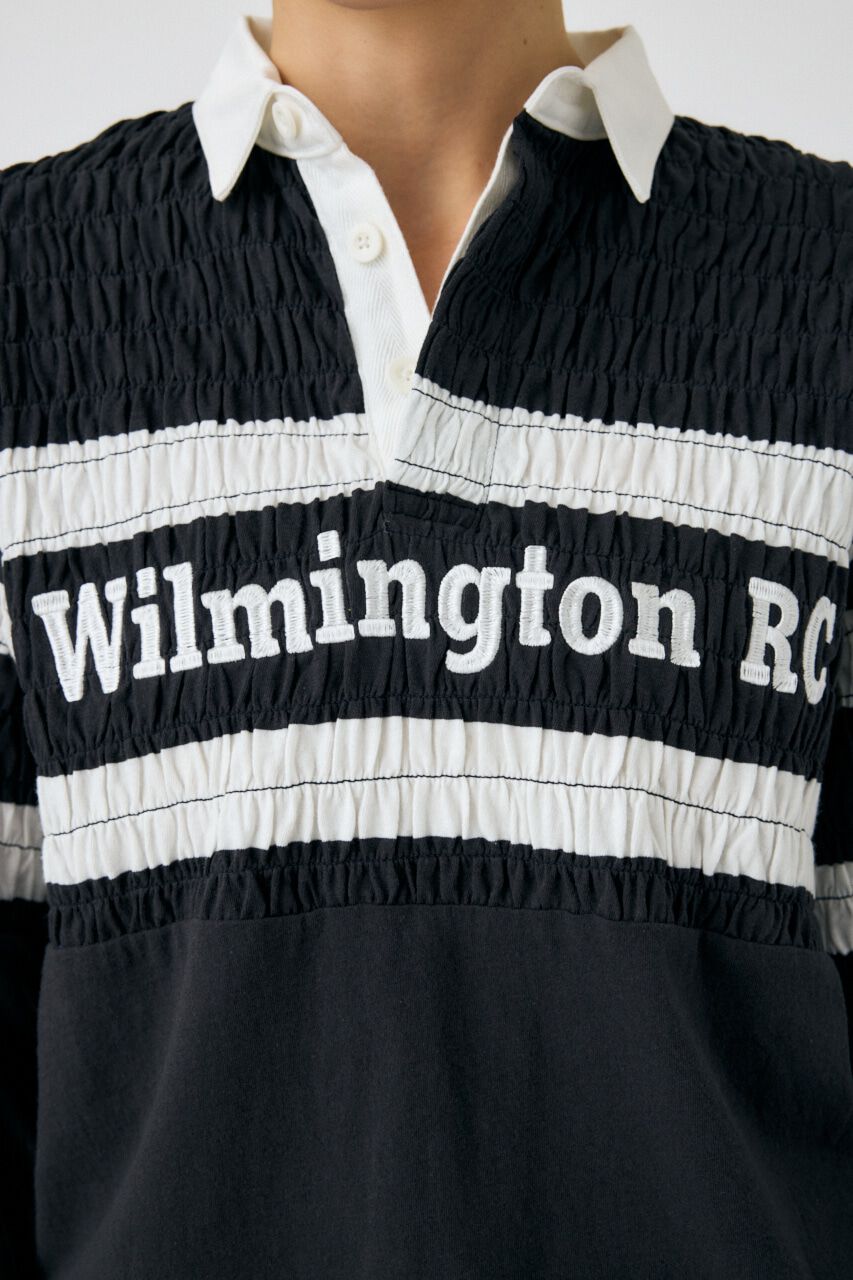 MOUSSY「SHIRRING RUGBY シャツ」|Tシャツ・カットソー|