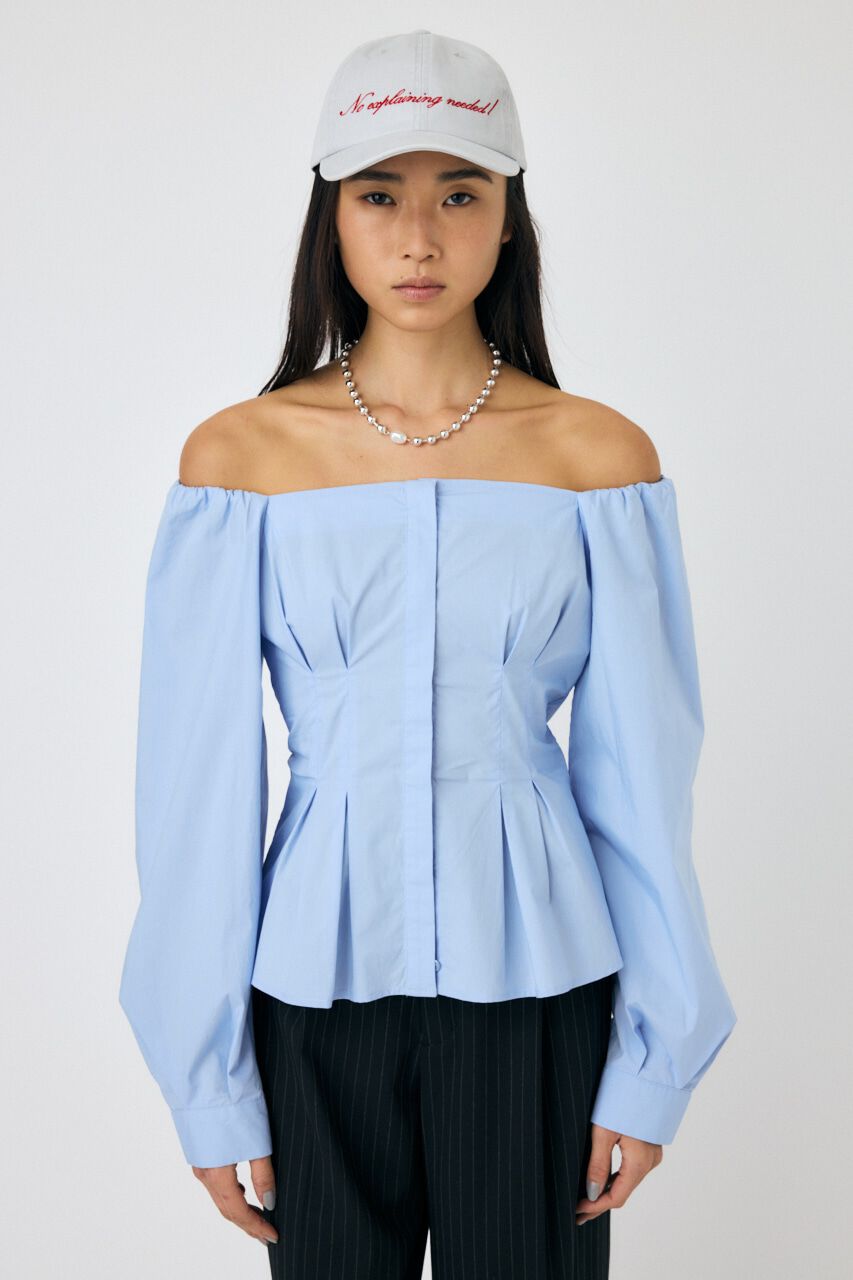 MOUSSY「OFF SHOULDER シャツ」|その他|