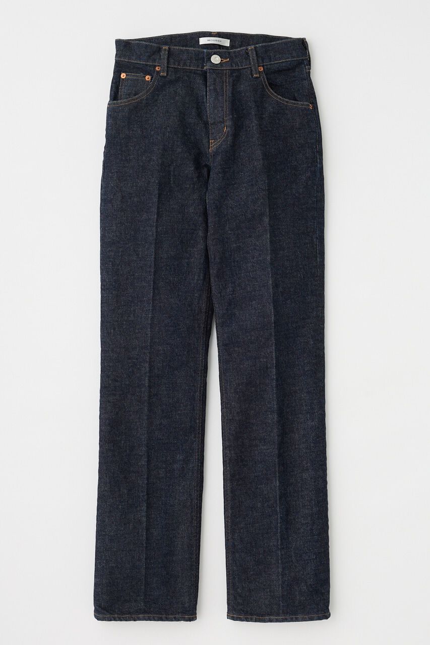 MOUSSY「MVS CENTER PRESS ストレートデニム」|デニム|