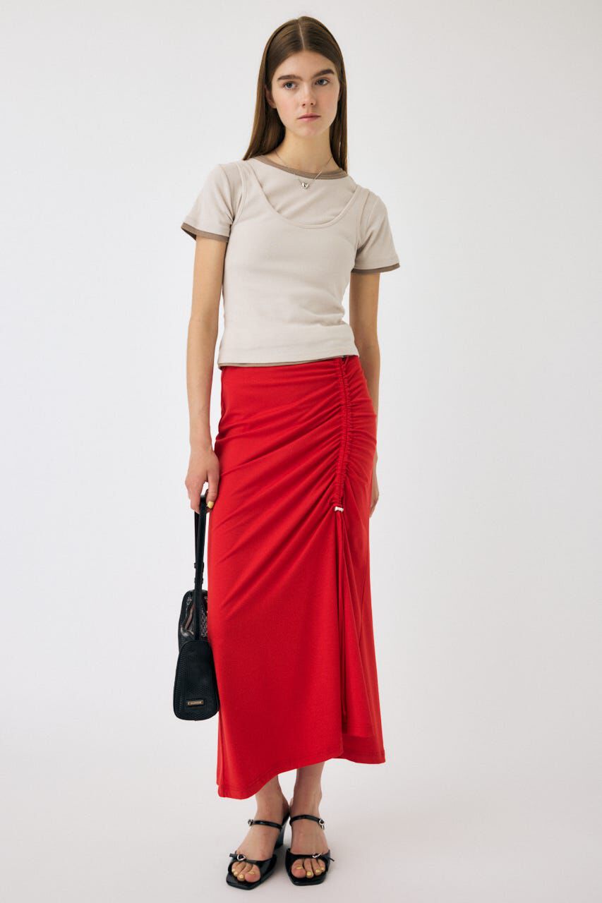 MOUSSY「DRAWSTRING CUT スカート」|スカート|