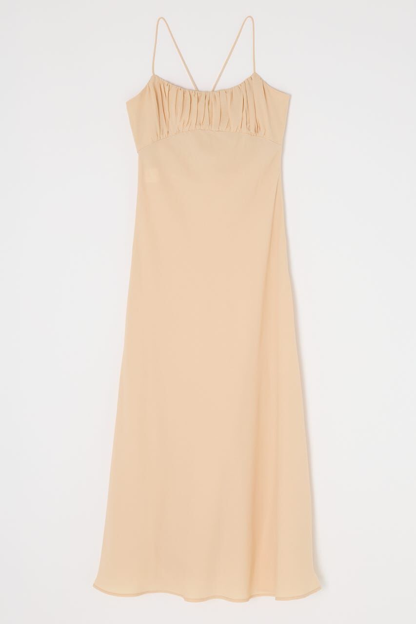MOUSSY「DRAWSTRING STRAP SLIP ドレス」|ワンピース|