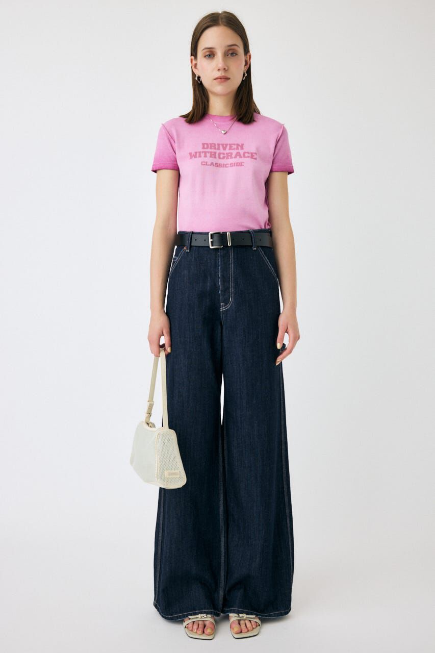 MOUSSY「BLURRED LOGO TEE」|Tシャツ・カットソー|