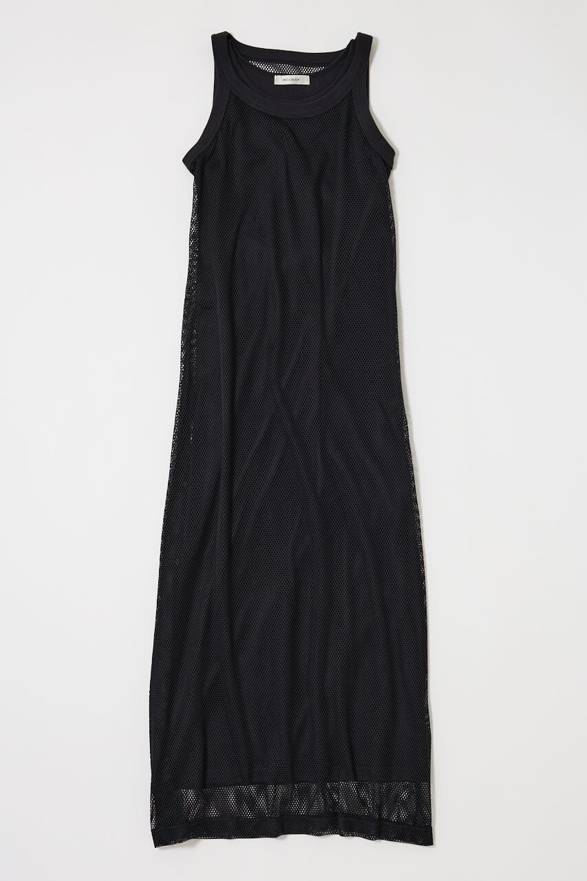 MOUSSY「MESH LAYERED ドレス」|ワンピース|