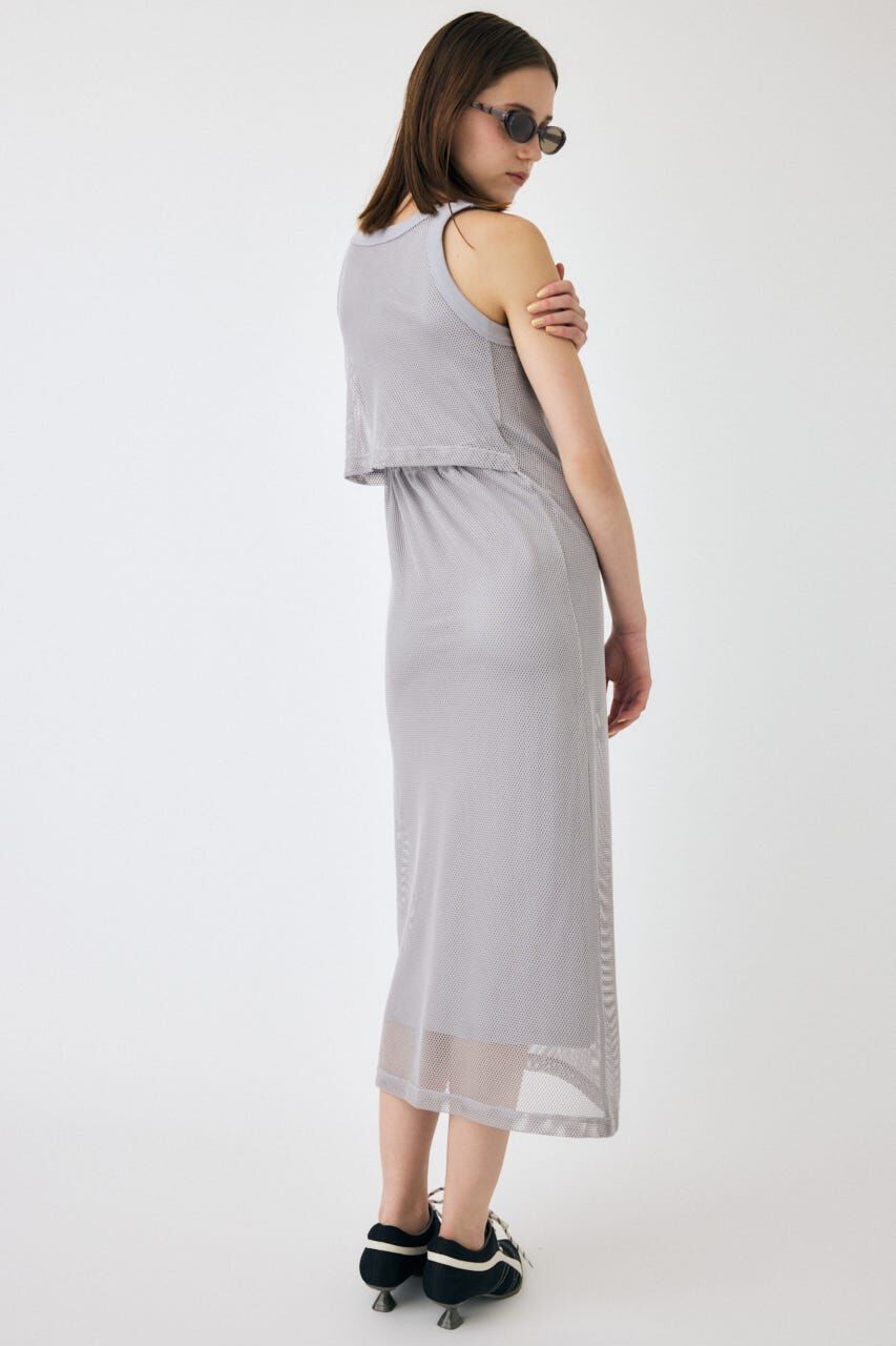 MOUSSY「MESH LAYERED ドレス」|ワンピース|