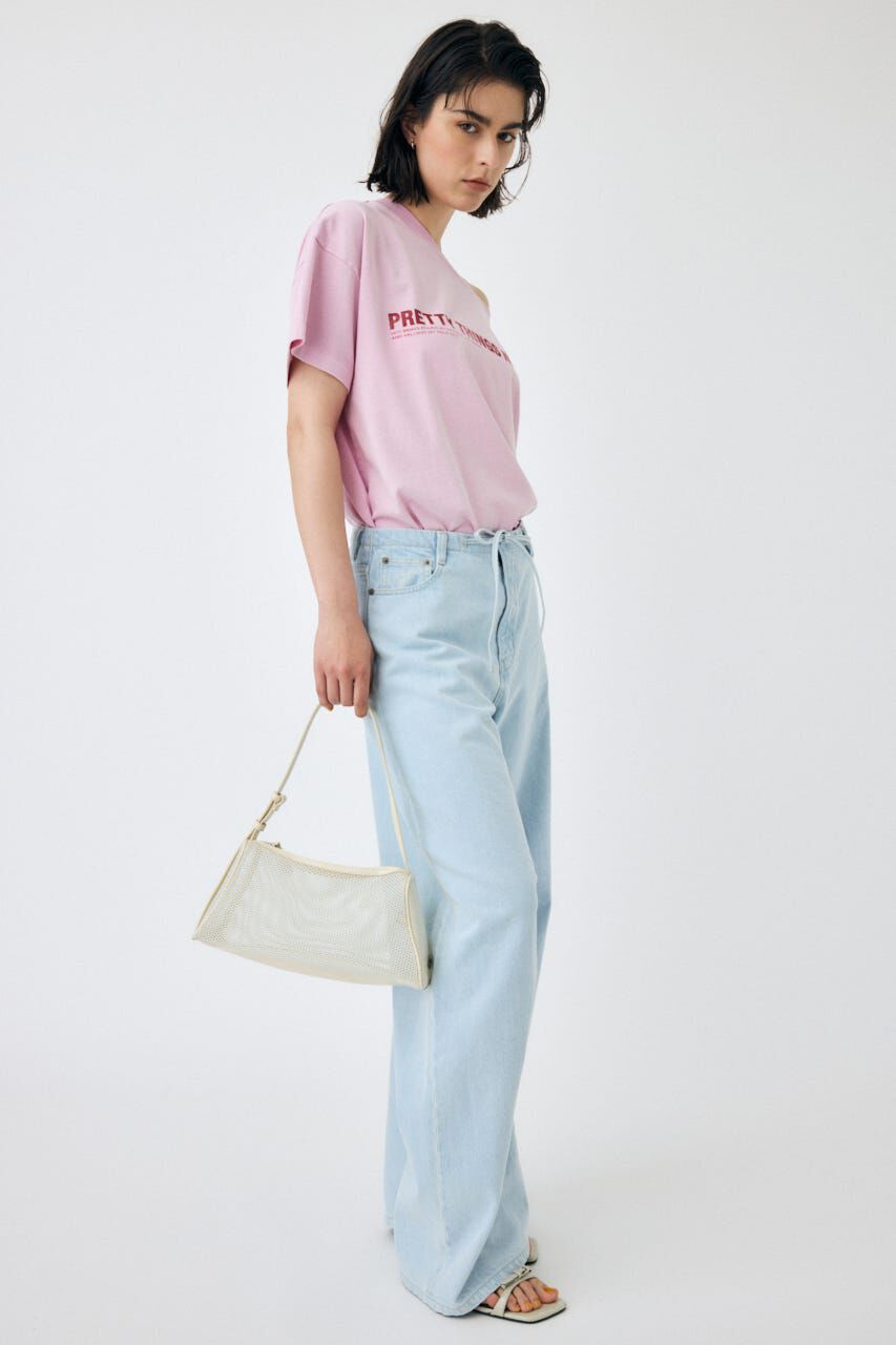 MOUSSY「EASY WAIST LIGHT ストレートデニム」|デニム|