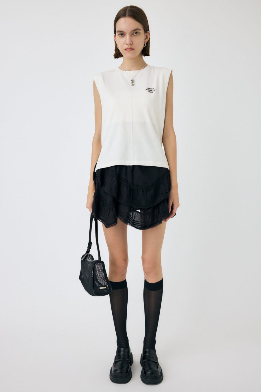 MOUSSY「DRAPE LACE MINI スカート」|スカート|