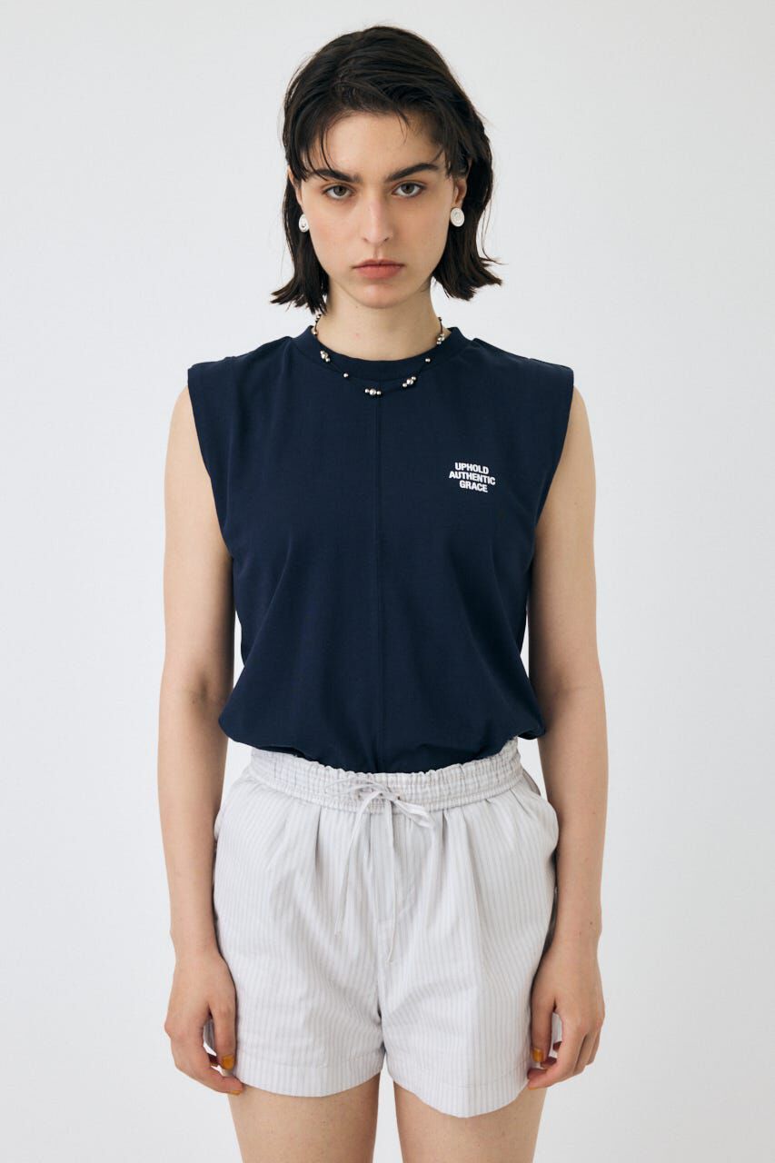 MOUSSY「TINY LETTER SLEEVELESS トップス」|その他|