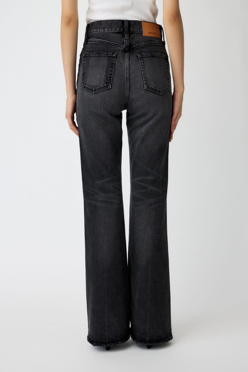 MOUSSY「MVS BLACK FLARE」|デニム|