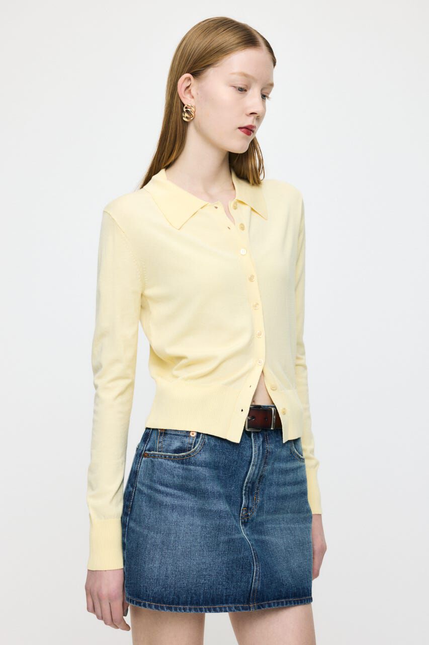 MOUSSY「HIGH GAUGE KNIT シャツ」|シャツ・ブラウス|