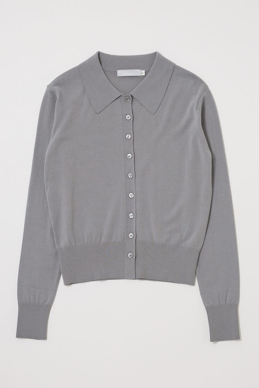 MOUSSY「HIGH GAUGE KNIT シャツ」|シャツ・ブラウス|