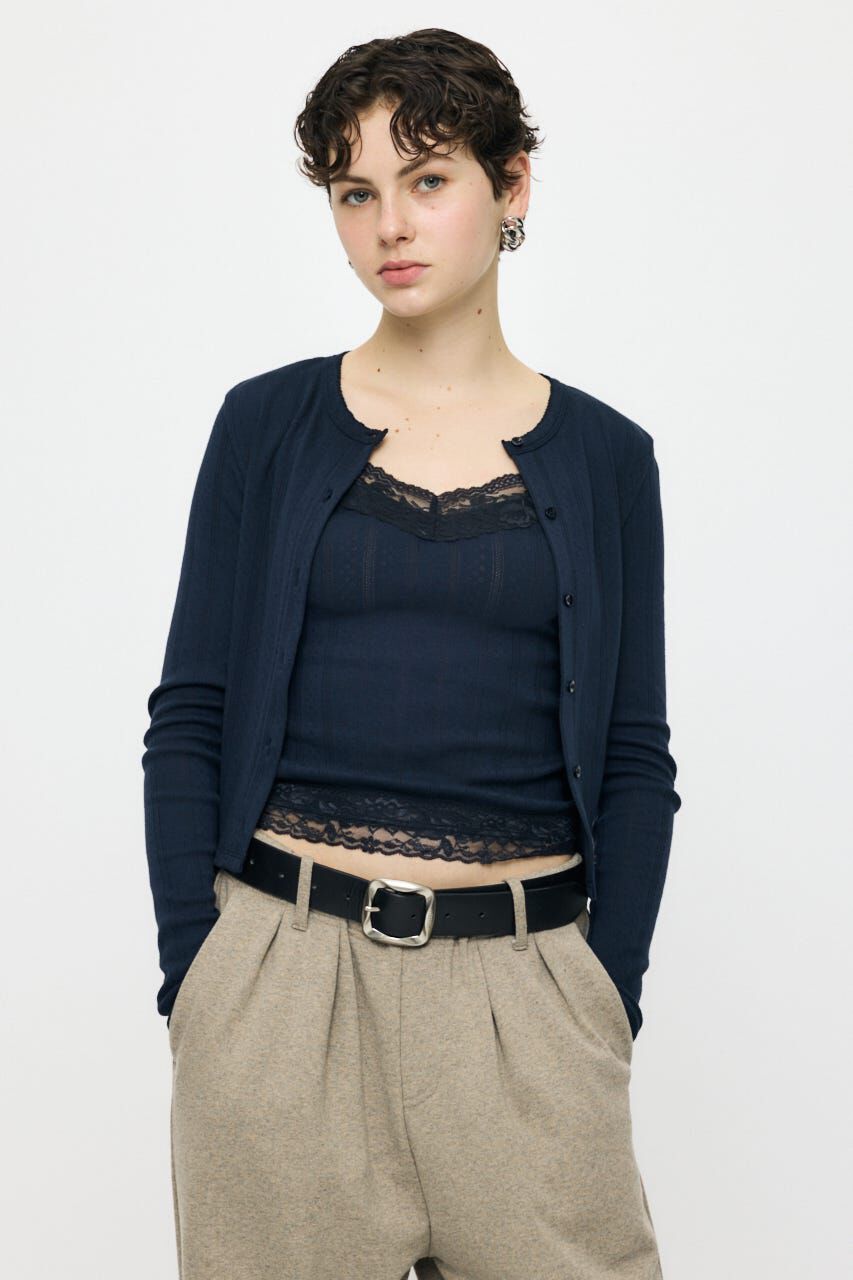 MOUSSY「LACY CAMI AND カーディガン」|Tシャツ・カットソー|