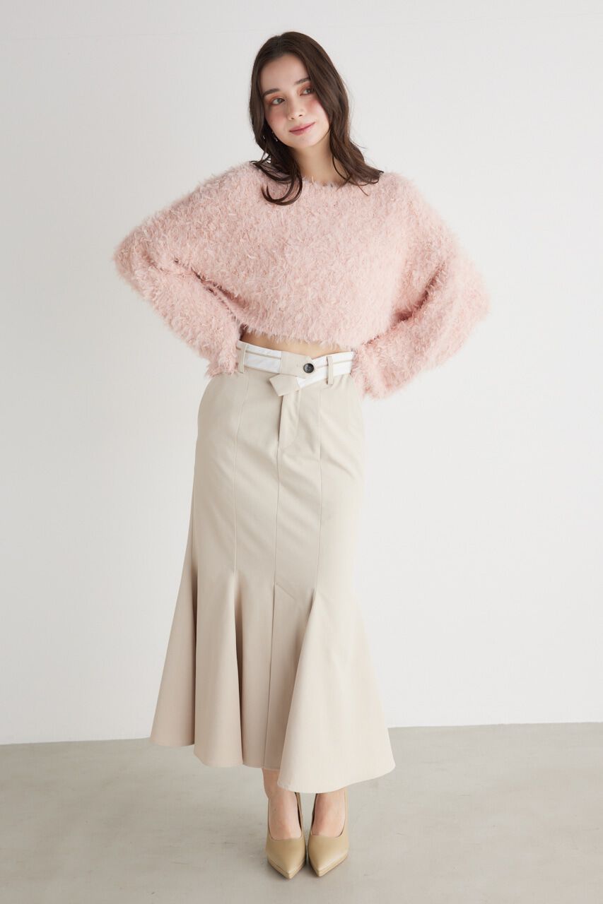 rienda「マーベルトJ/WマーメイドSK」|スカート|BEG