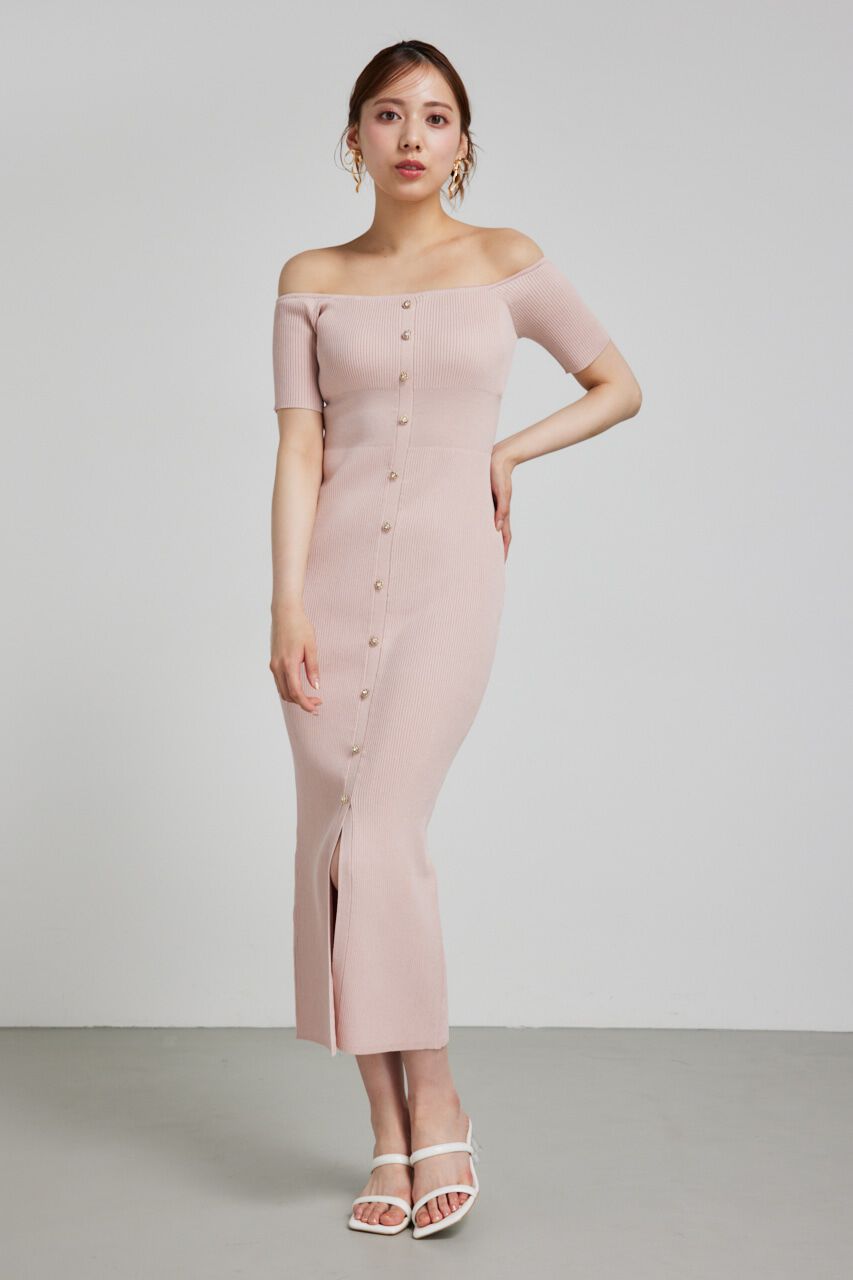 rienda「ビスチェセットタイトニットワンピース」|ワンピース|