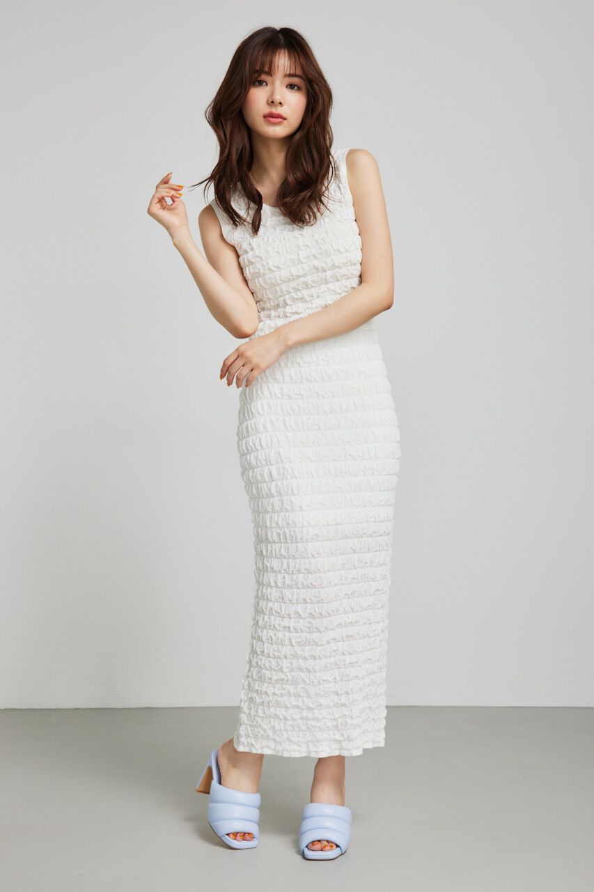 rienda「ポップコーンニットトップス」|タンクトップ|