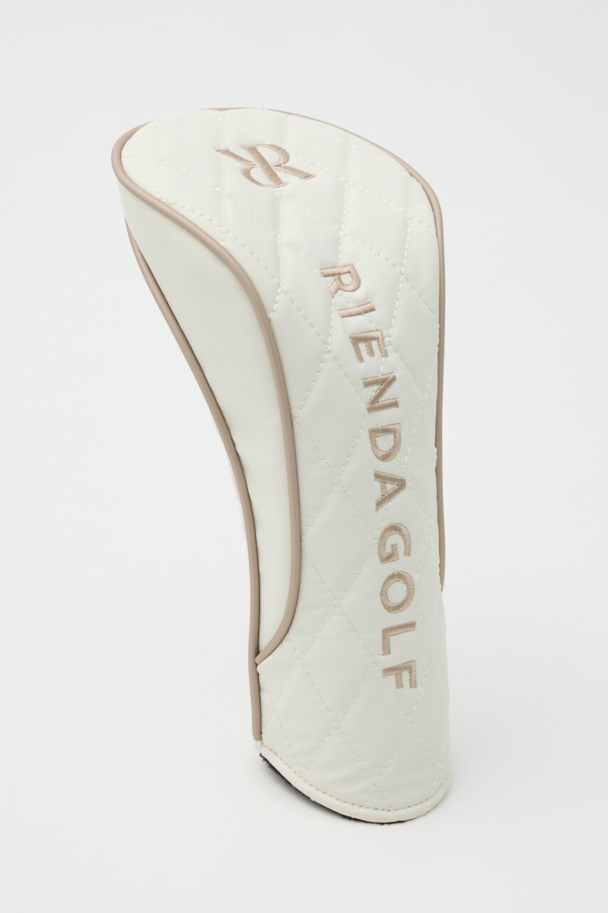 rienda「キルティングヘッドカバー(FW用)」|その他|O/WHT1