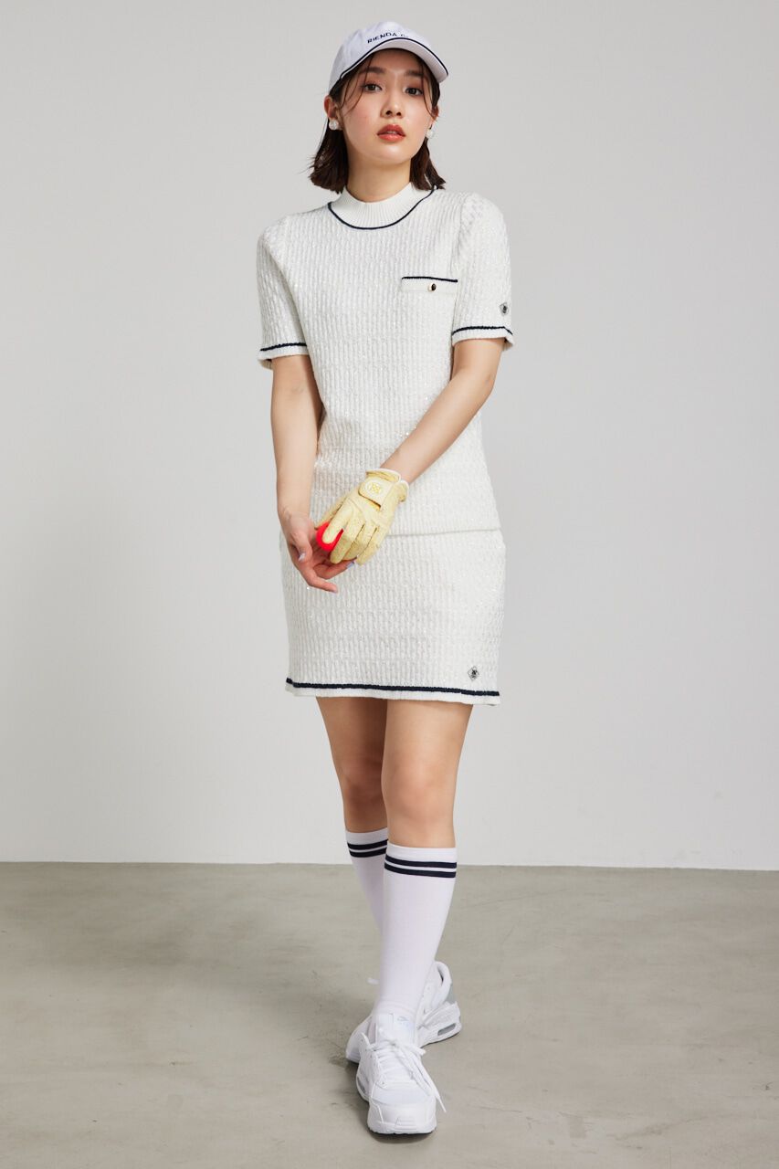 rienda「ニットツイードタイトJW/SK」|スカート|