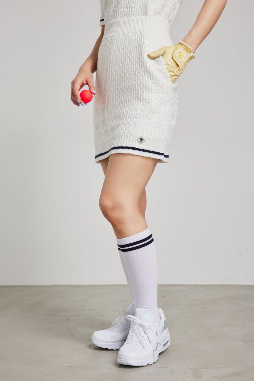 rienda「ニットツイードタイトJW/SK」|スカート|