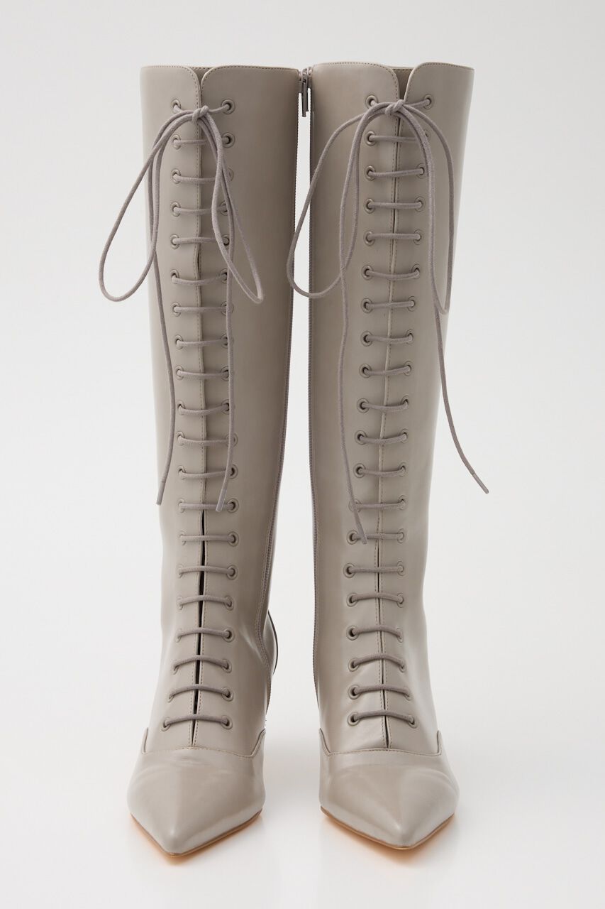 rienda「フロントレースアップロングブーツ」|その他|