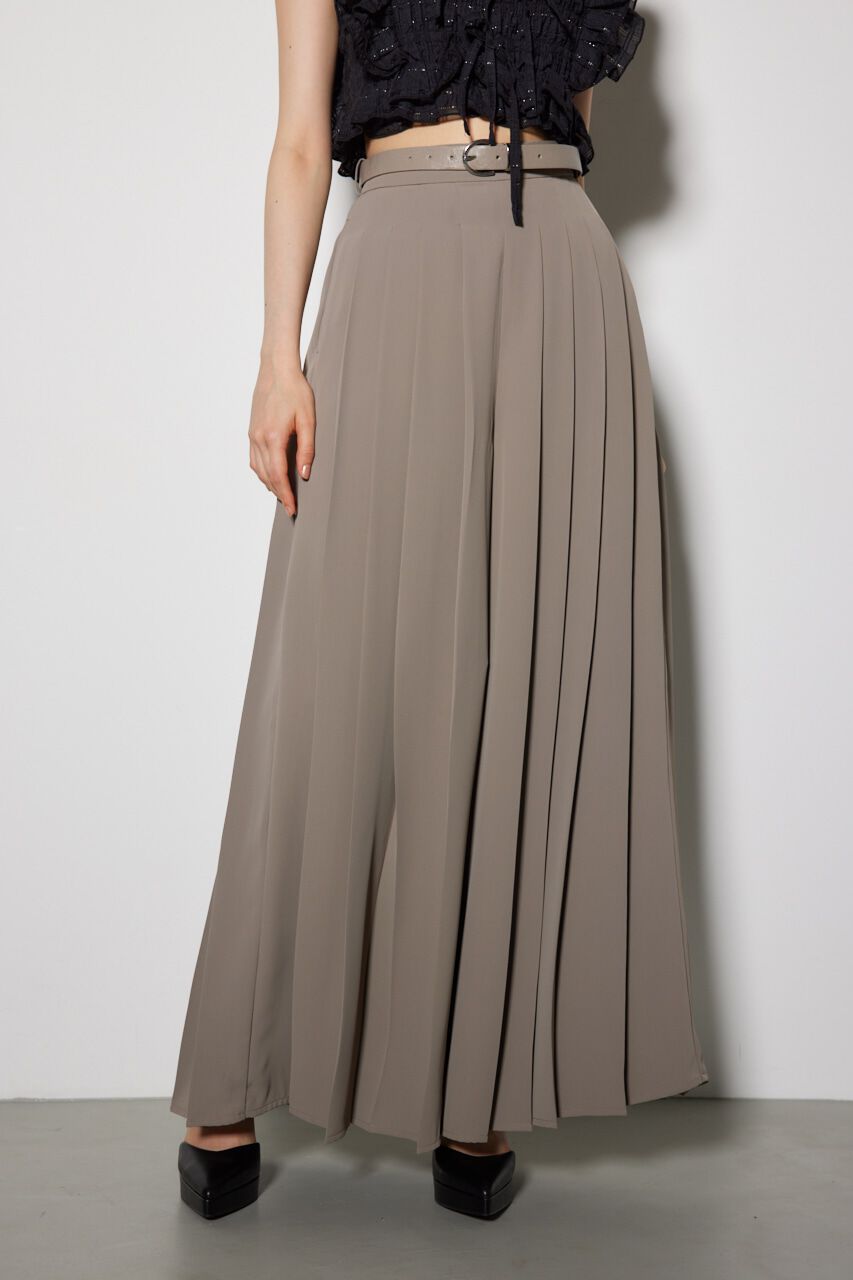 rienda「プリーツデザインワイドパンツ」|その他|