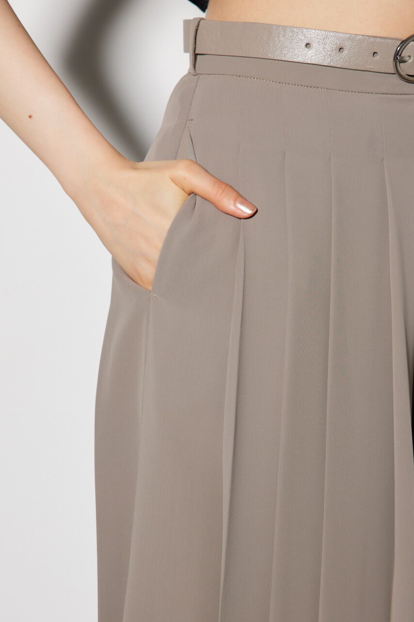 rienda「プリーツデザインワイドパンツ」|その他|