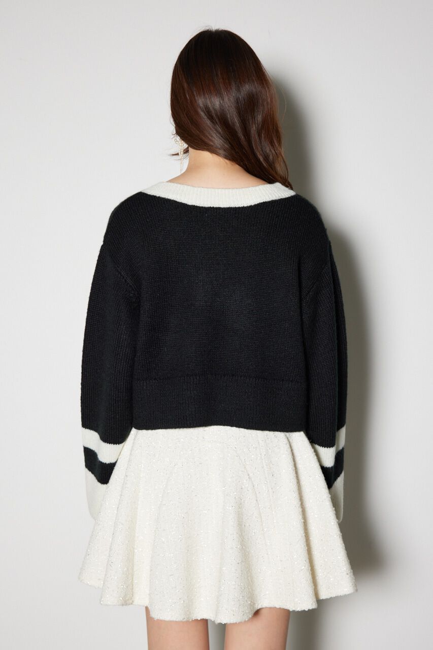 rienda「ユニフォームルーズニットトップス」|ニット・セーター|