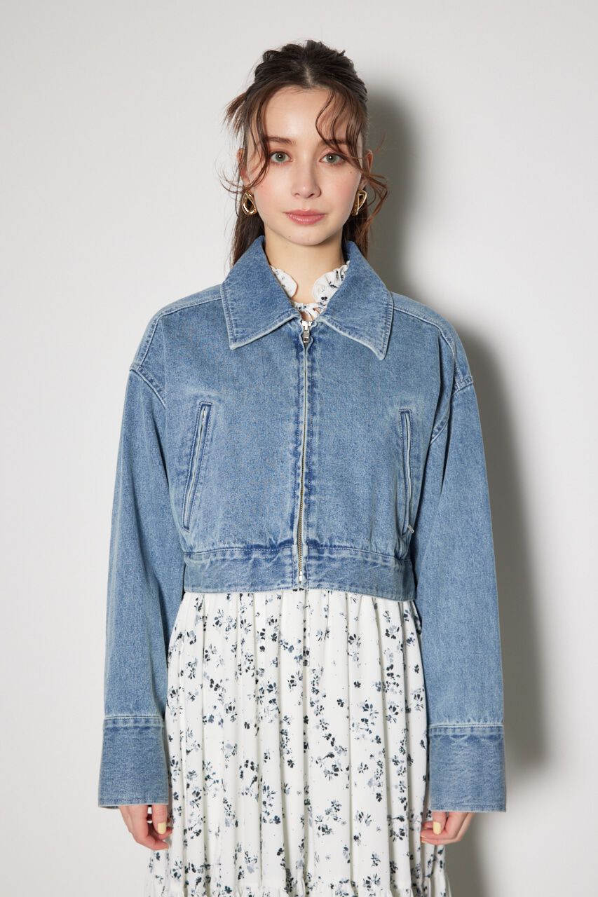 rienda「ステンカラーデニムジャケット」|その他|