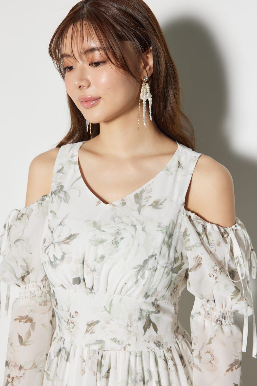 rienda「2WAYレースドッキングフレアワンピース」|ワンピース|