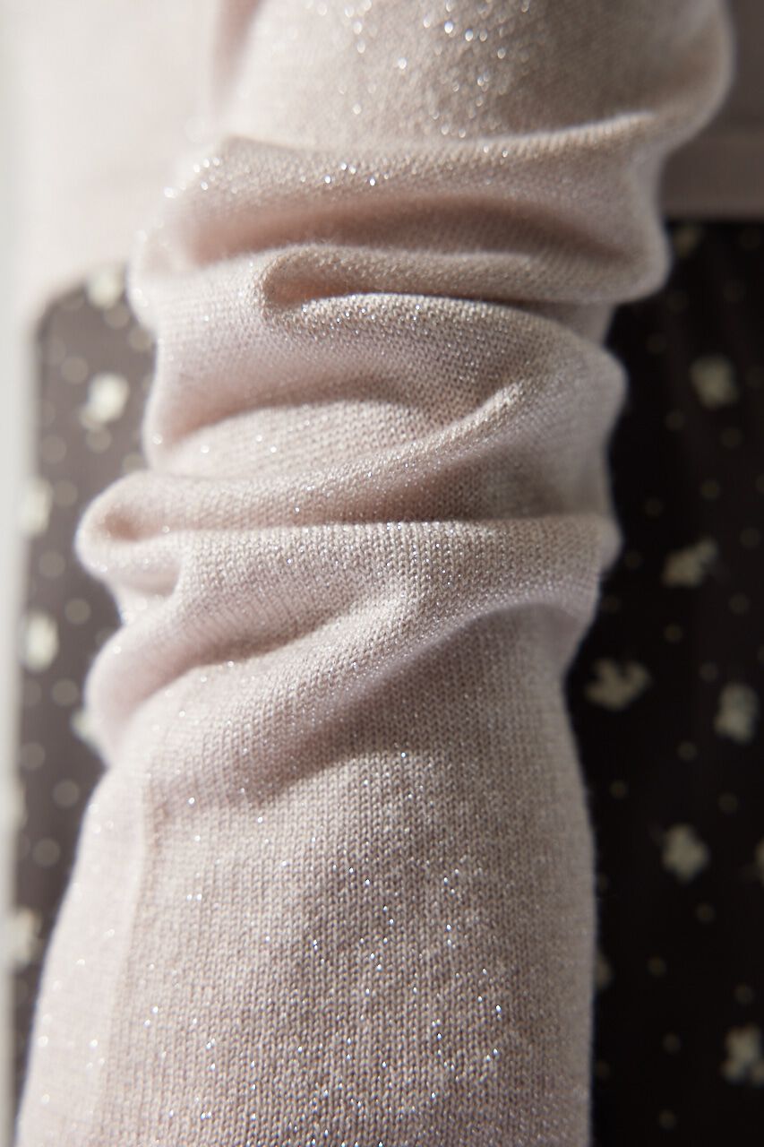 rienda「ハイネックシアーニットトップス」|ニット・セーター|