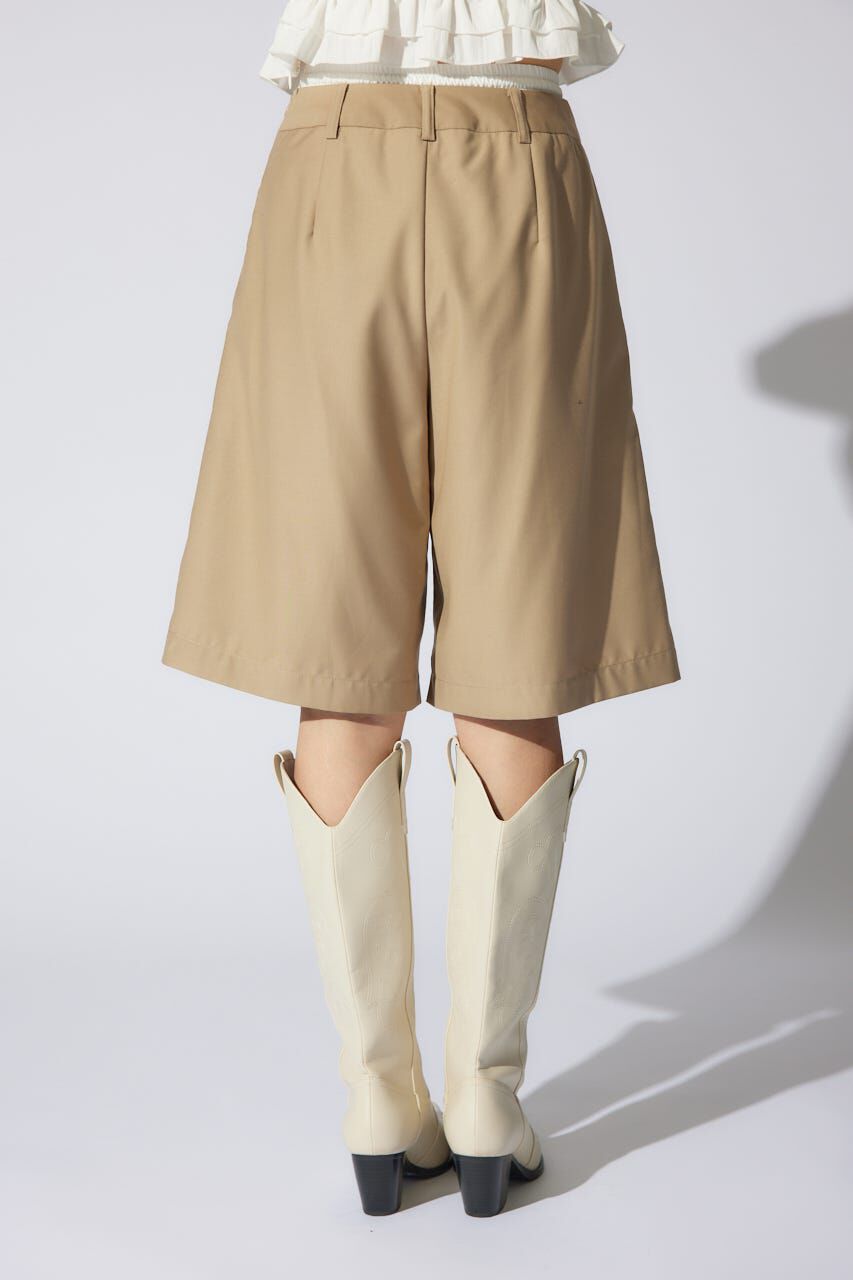 rienda「レイヤードパターンジャストウエストハーフパンツ」|その他|