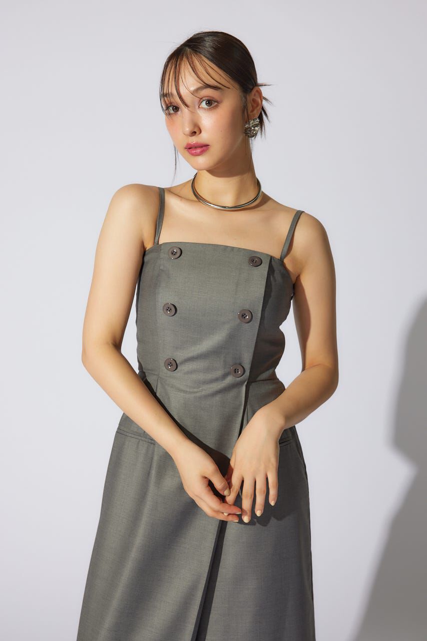 rienda「フリルカーディガンSETロンパース」|ワンピース|