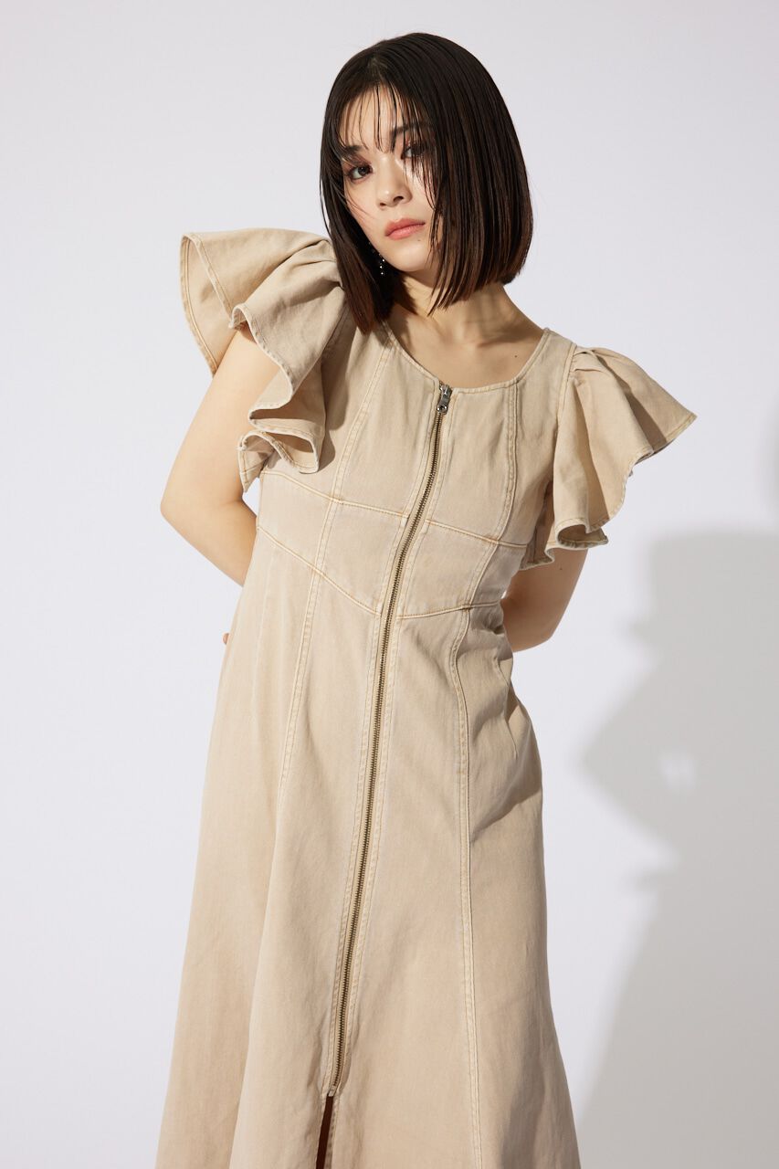 rienda「フリルスリーブマーメイドワンピース」|ワンピース|