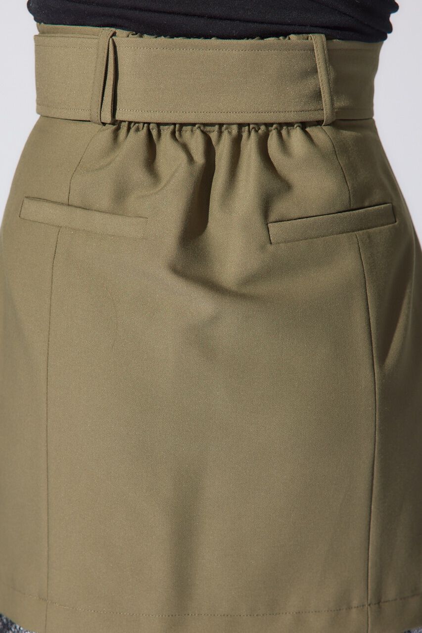 rienda「ヘムレースミニスカート」|スカート|