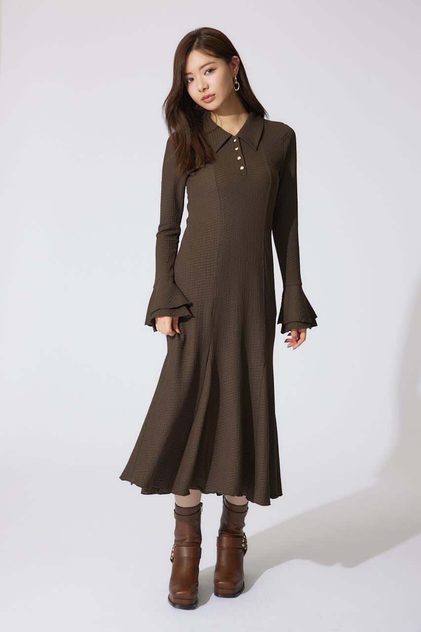 rienda「カットマーメイドワンピース」|ワンピース|BRN